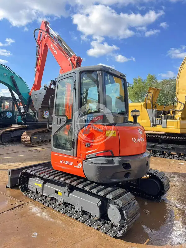 Экскаватор Kubota KX163 б/у 6 тонн в наличии гусеничный экскаватор гидравлическая машина экскаватор-экскаватор Подержанный