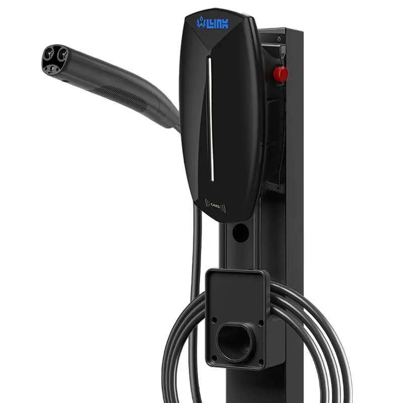 32A 40A 48A Car Charger Wallbox 7KW TESLA NACS Portable EV Charging OCPP Station For Tesla