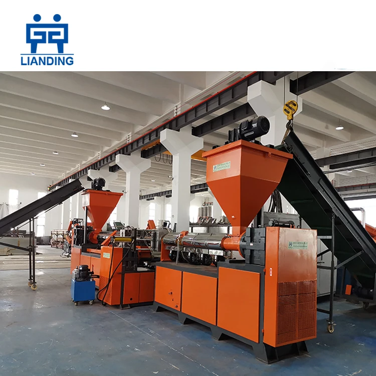 HDPE LDPE Recycling Machine Granulator Plastic Raw Material Machinery