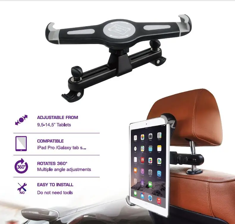 Car backseat headrest mount holder tablet pc stand