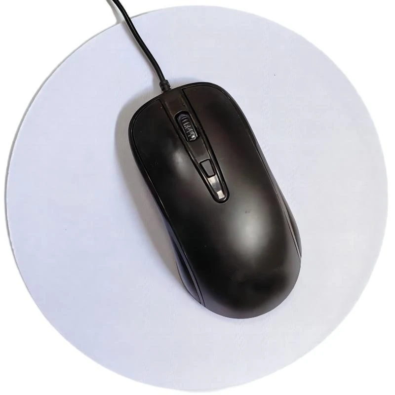 Wholesale Sublimation Blank Mouse Pad Square Circle Sublimation Blanks Mousepad Heat Printing Pattern Logo White Mouse Pad