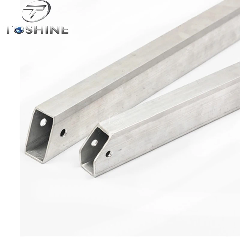 Factory direct selling telescoping tubing adjustable aluminum tube telescopic tent pole/tarp aluminum awning tube