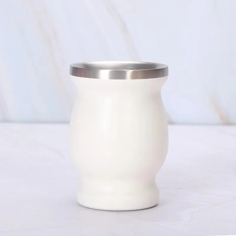 Лидер продаж Yerba Mate 18/8 из нержавеющей стали двойная стенка 8 унций чашка для мате бомба