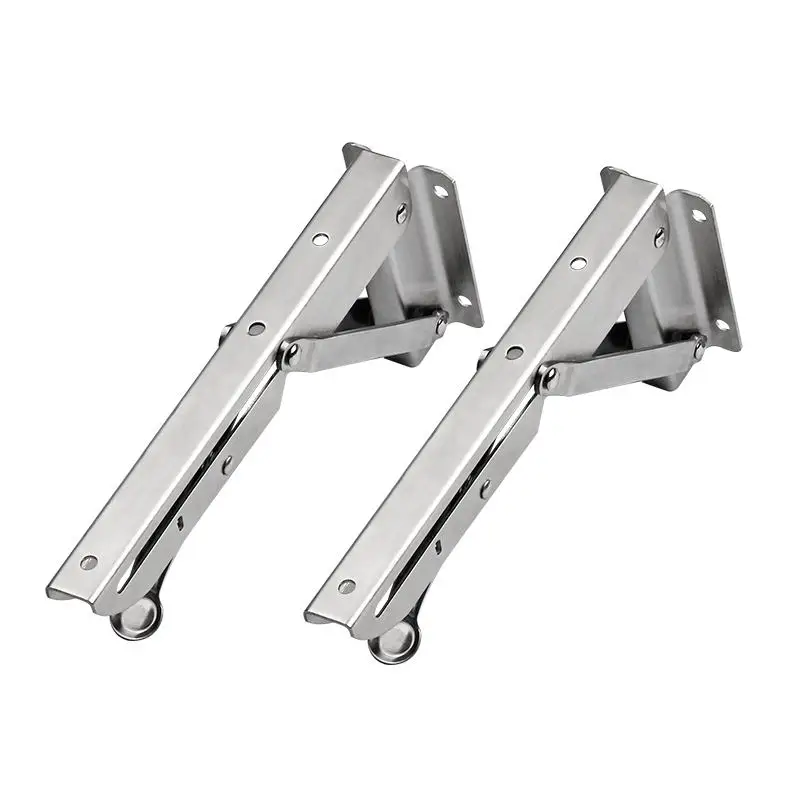 Zuogang Stainless Storage Rack Adjustable Angle Wall Mounted Shelf Bracket Wall-mounted Folding Bracket