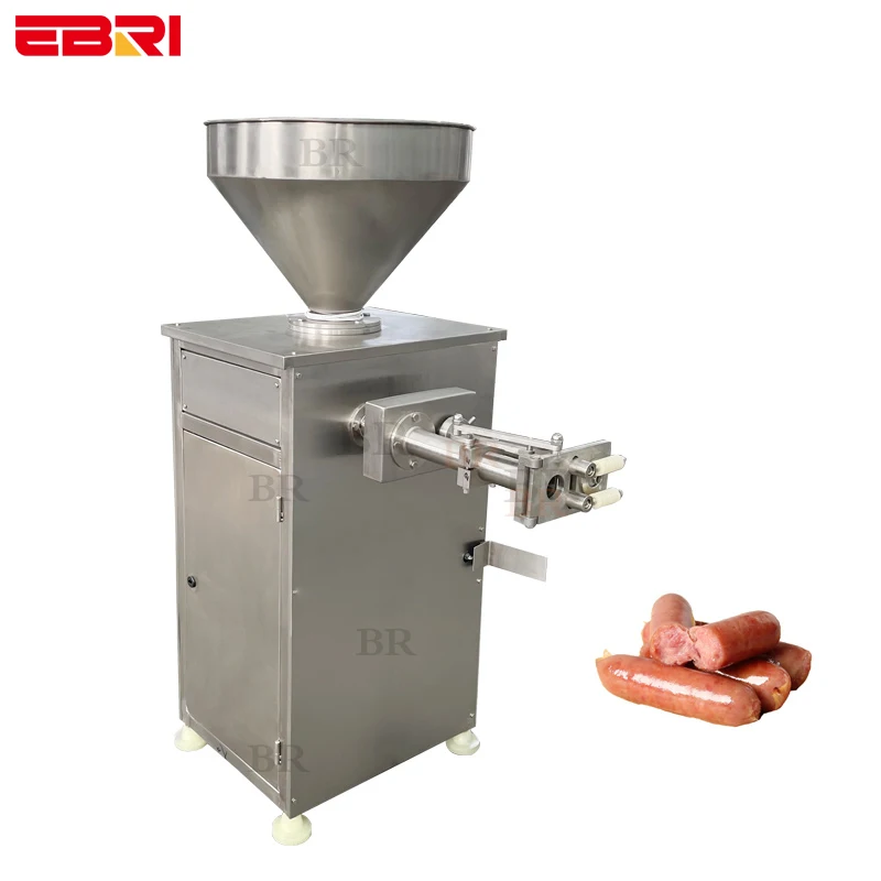 2023 304 Stainless Steel Automatic Industrial Electric Enema Chicken Sausage Stuffer Production Line Filling Make Machine Price
