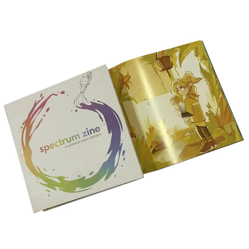 High grade full color spot UV  custom comic book printing wholesalers