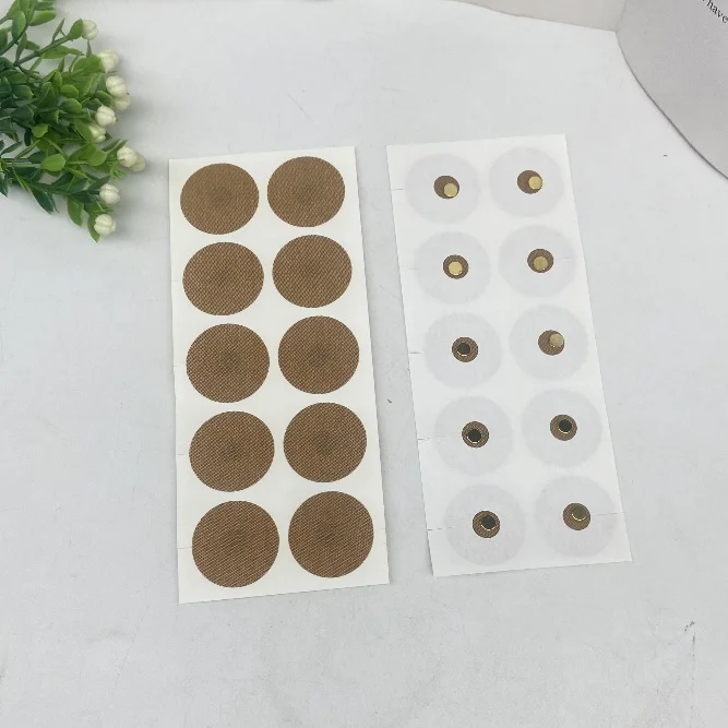 Bulk Custom Logo Strong Adhesive Acupressure Patch Gold Clear Healing Magnetic Therapy Pain Relief Patch Body Balance Magnets