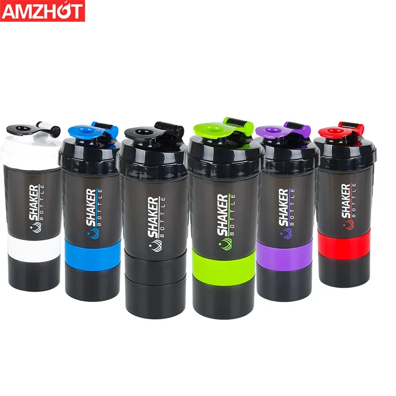  B30-0062 500ml BPA бесплатных пользовательских логотипов шейкеры для протеиновых коктейлей Бутылка спортивная пластиковая бутылка