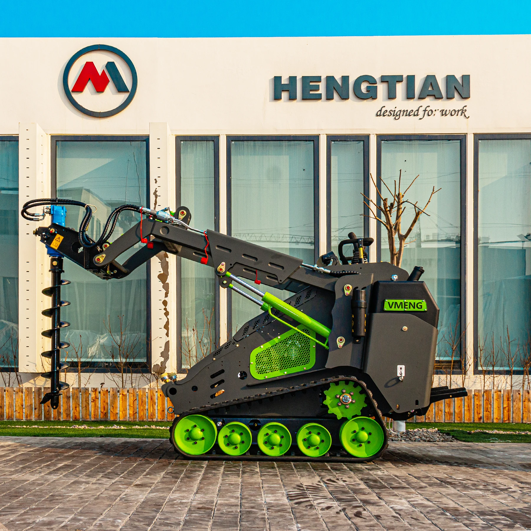 TY-327T 35hp Crawler Diesel Mini Skid Steer Loader with 4 in 1 bucket Hydraulic joystick control diesel engine power model