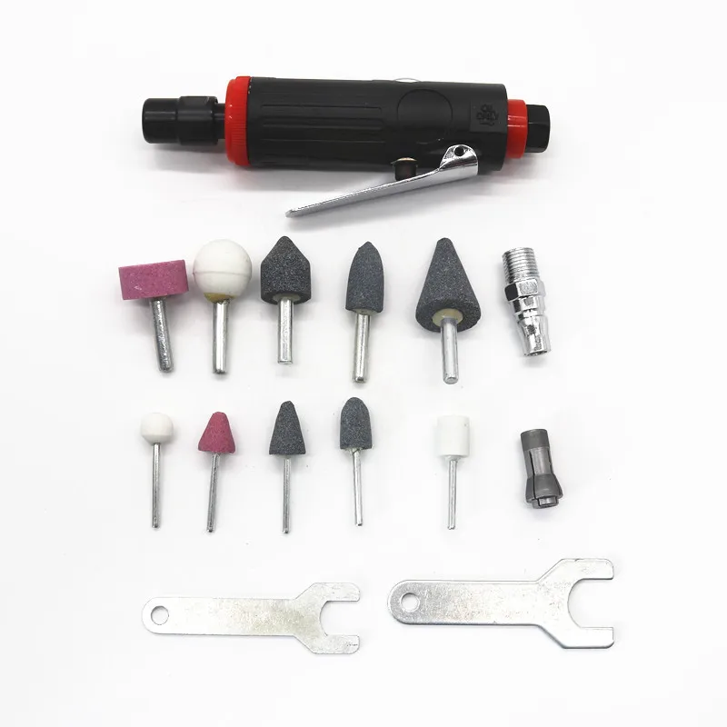 Mini Air Die Grinder Air Angle Grinder Kit Car Tire Repair Tools Pneumatic Polisher For Grinding