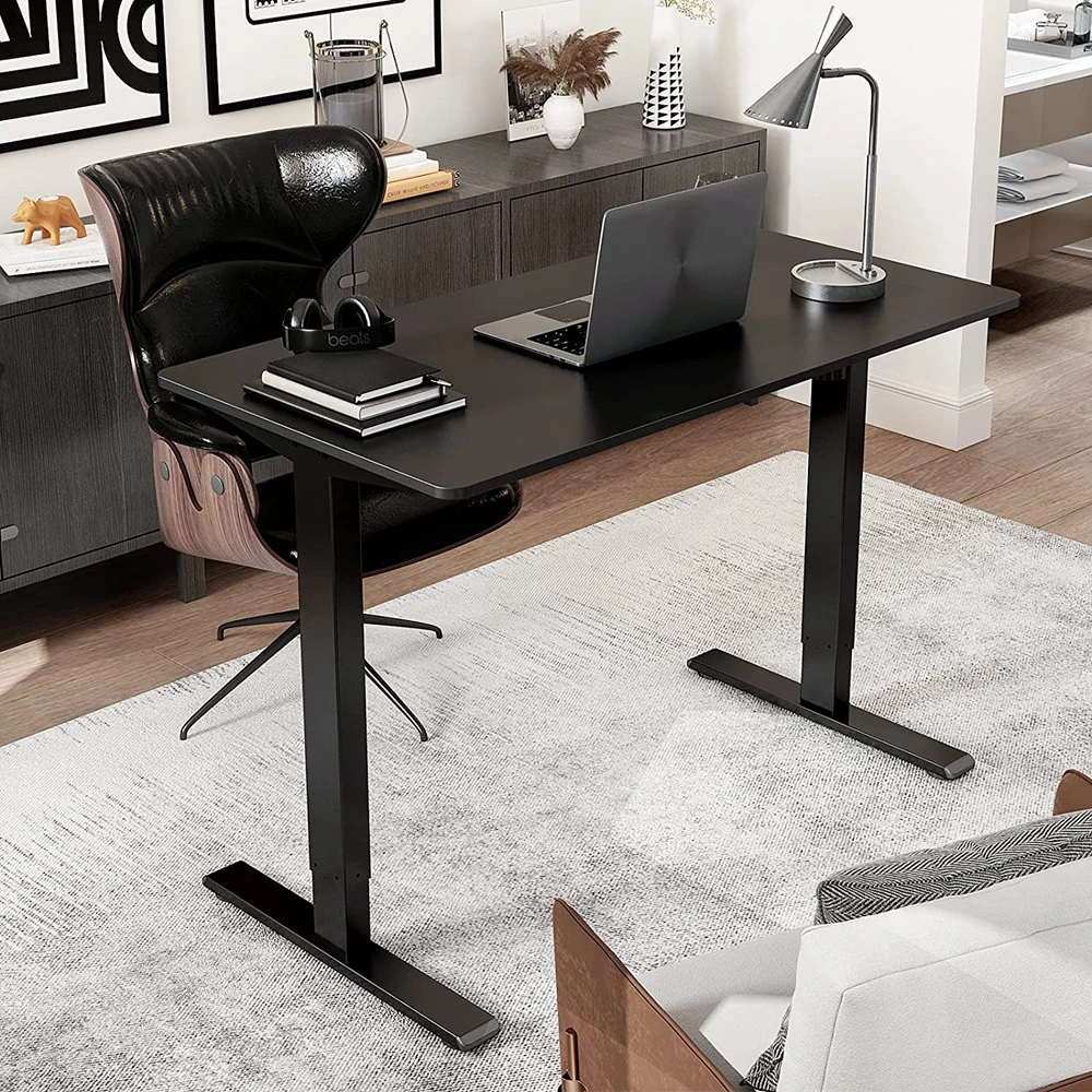 Luxury Classic Desktop Sit Stand Modern Luxury Height Adjustable Electric Home Office Desks