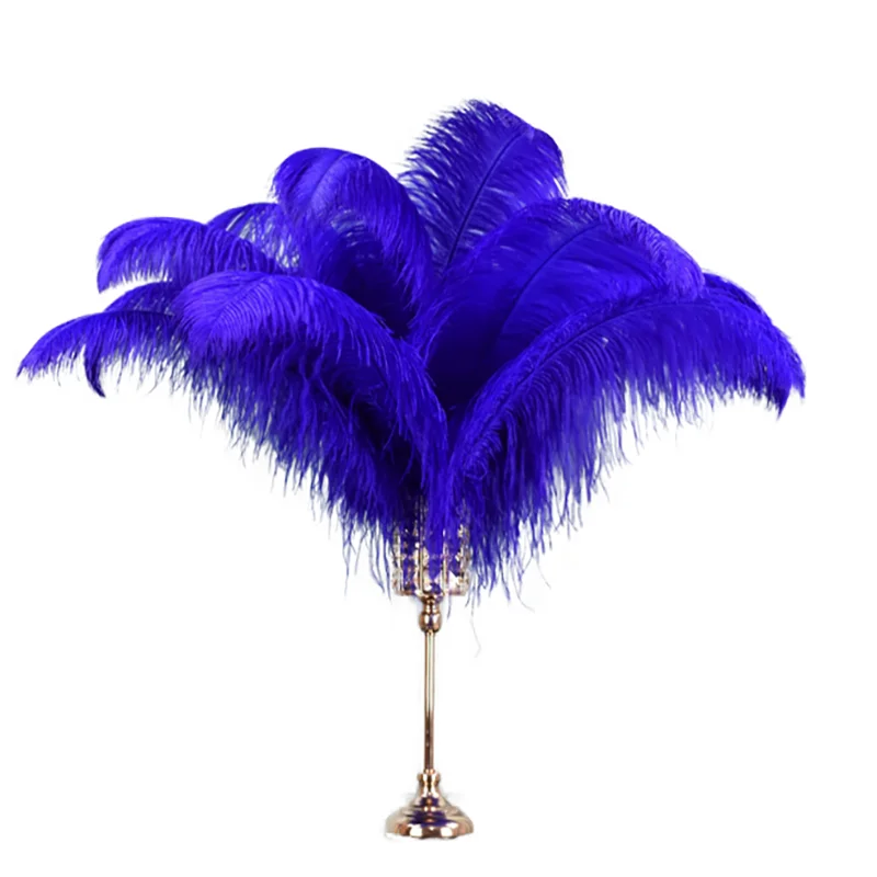 White ostrich hair 65-70 cm stage large feather decoration wedding pink feather wall manufacturers