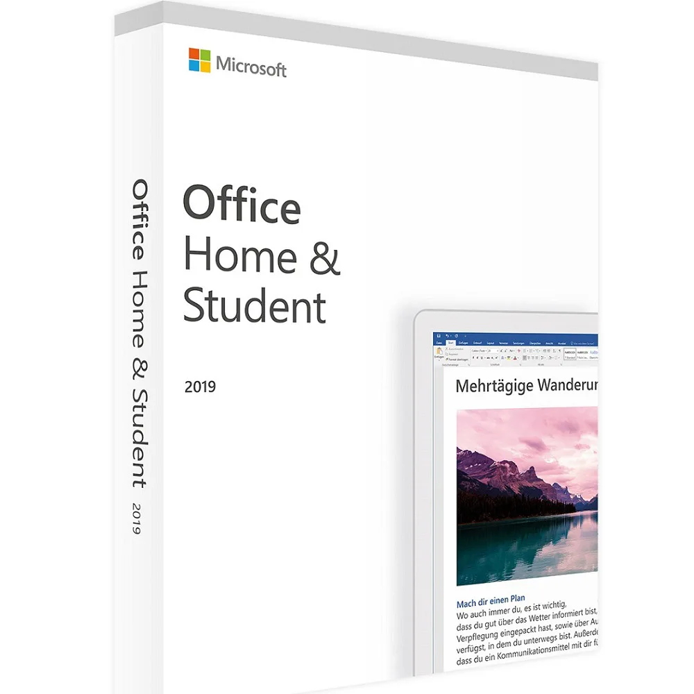 Ключ активации Microsoft Office Home и студент, 2019 оригинальный код ключа для ПК