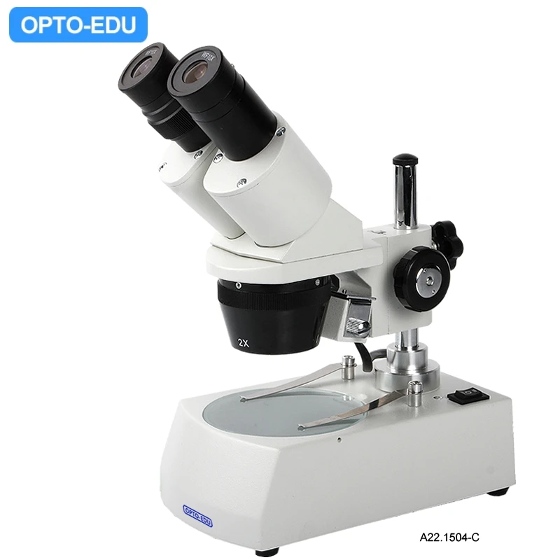 OPTO-EDU A22.1504-C 2x/4x Stereoscopic Binocular Stereo Microscope
