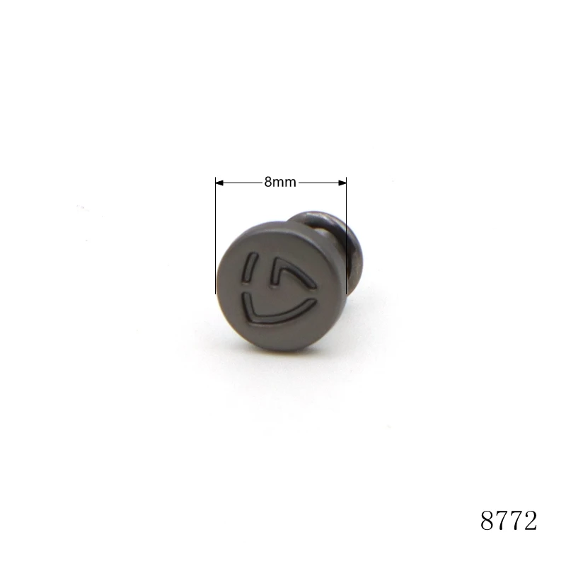 personalized gun black metal logo rivet custom logo&text for leather fittings