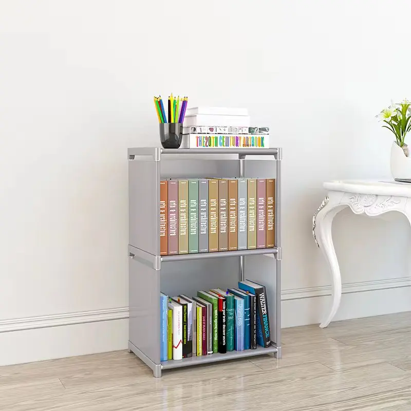 Small shelf landing children simple book cabinet to save space multilayer storage rack household