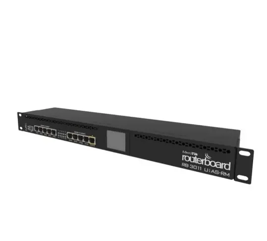 Mikro Tik Ros Gigabit Wired Router 5 Ports Fiber Gigabit Ethernet Router RB2011UiAS-RM
