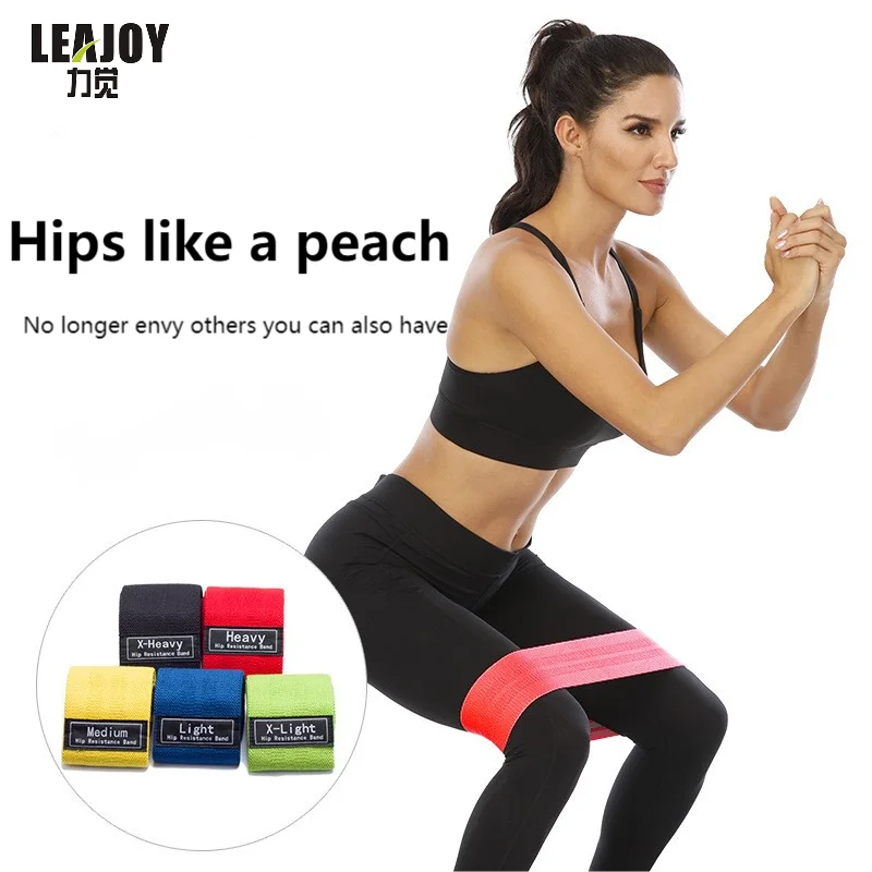 Adjustable Unisex Booty Band Natural Rubber 3 Sets of Resistance Bands for Buttocks and Gluteus Maximus
