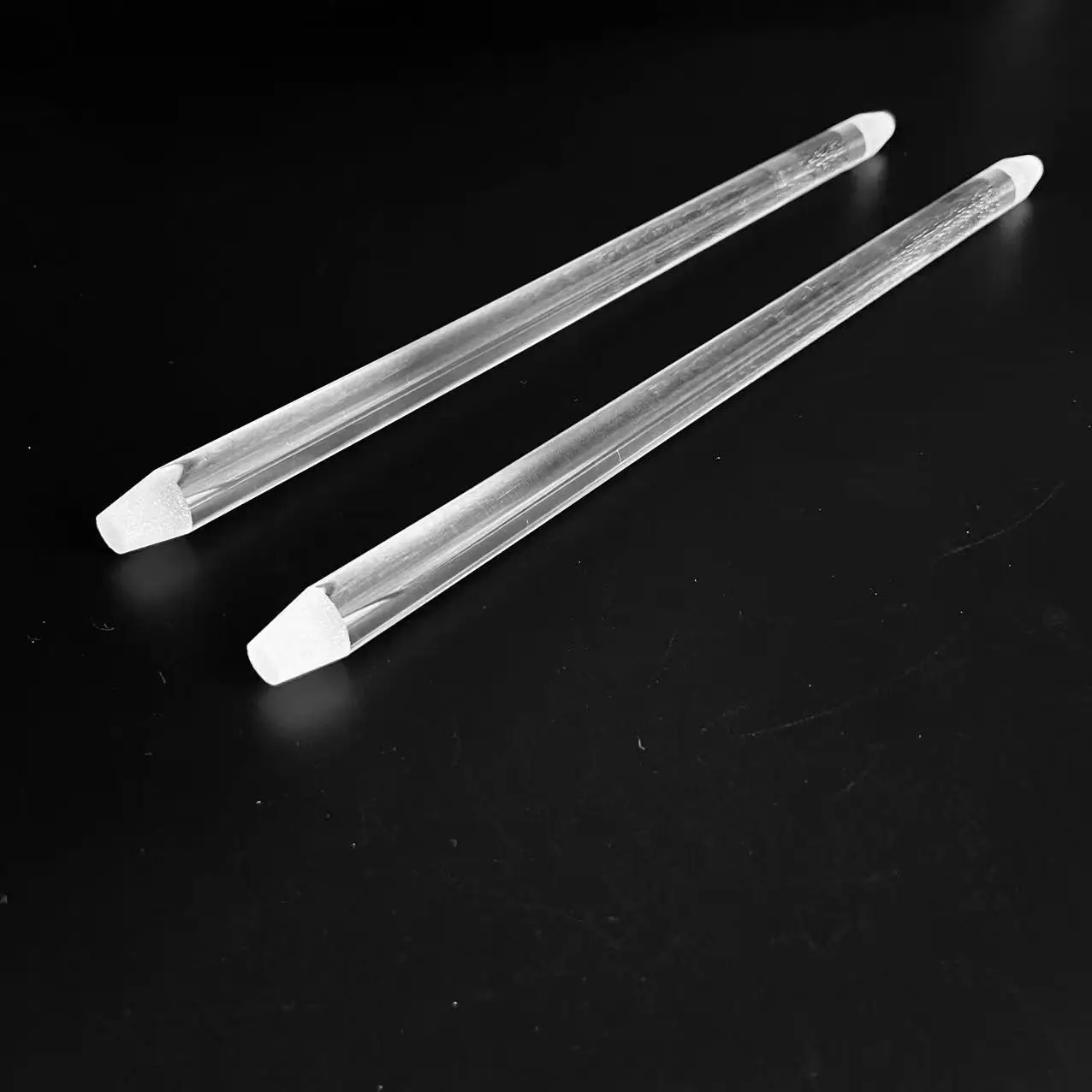 Manufactured In China transparent Optical fused silica bar tapered quartz glass rod