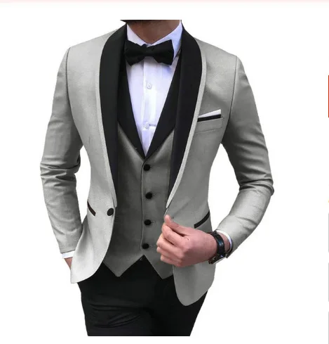 Factory Custom Dress Suit Men S Suit Slim Business Clothing Viscose Set Fit T R Modern OEM American Style Time Fly Lead Fabric