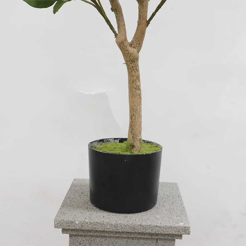 Ornamental Bonsai Plastic Home Decorative Fruit Plant Artificial Lemon Tree bonsai