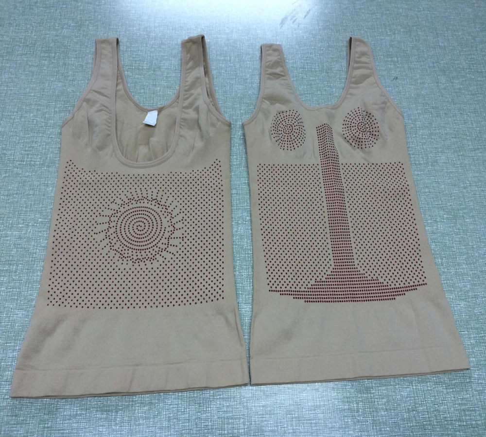 Body Instantly Toning Functional Tourmaline Dots Weight Loss Seamless Far Infrared Slimming Suit Women Body Shaping Underwear