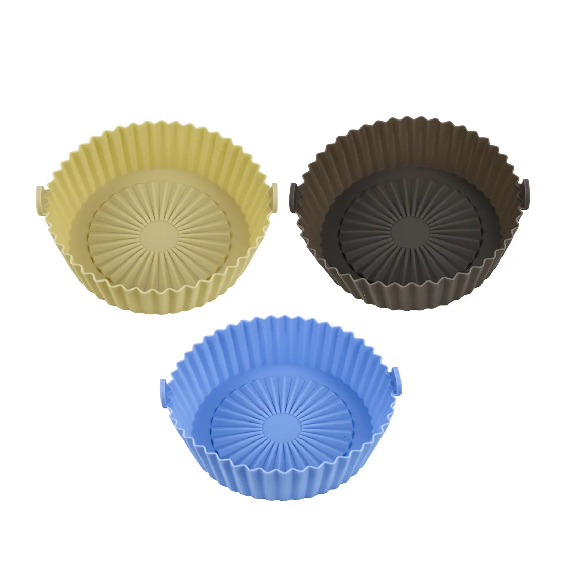 Professional Factory Hot Silicone Air Fryer Liner Reusable Heat Resistance Durable Baking Pot Mat