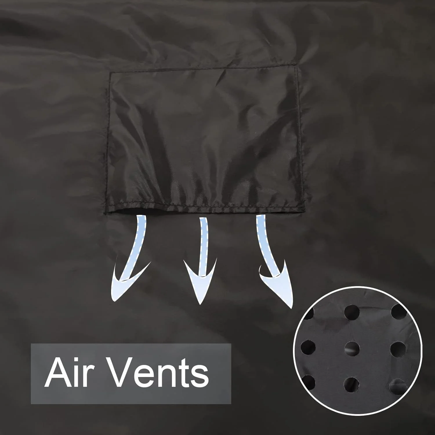 Riding Lawn Mower Cover Upgrade Windproof Design Lawn Tractor Covers with Elastic & Buckle Strap Waterproof Outdoor Mower Cover