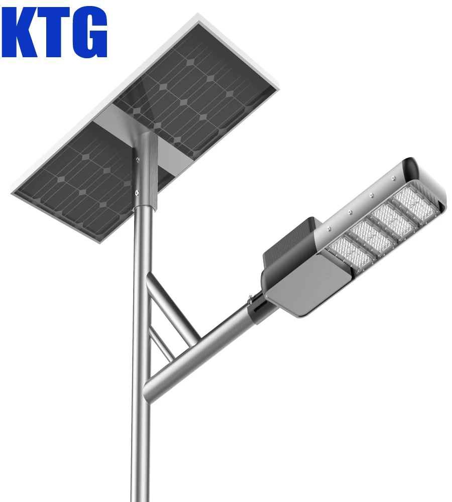 KTG lampadaire solaire 120w IP65 area solar led street light for parking lot garden street road philippines indonesia jamaica