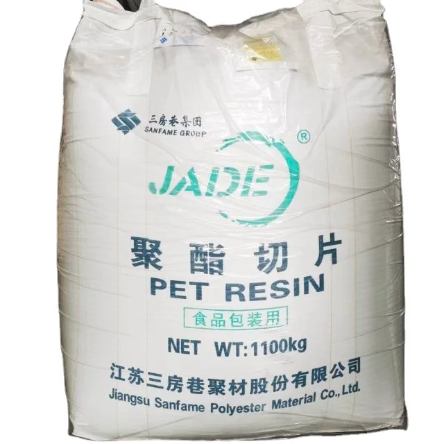 CZ-328H  Bottle grade plastic pet raw material  for bottles  price pellets pet granule pet jade chips granules