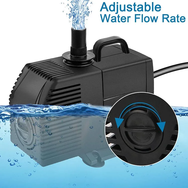 Professional manufacturer pond pump 4500L/H 100W  for aquarium fish tank