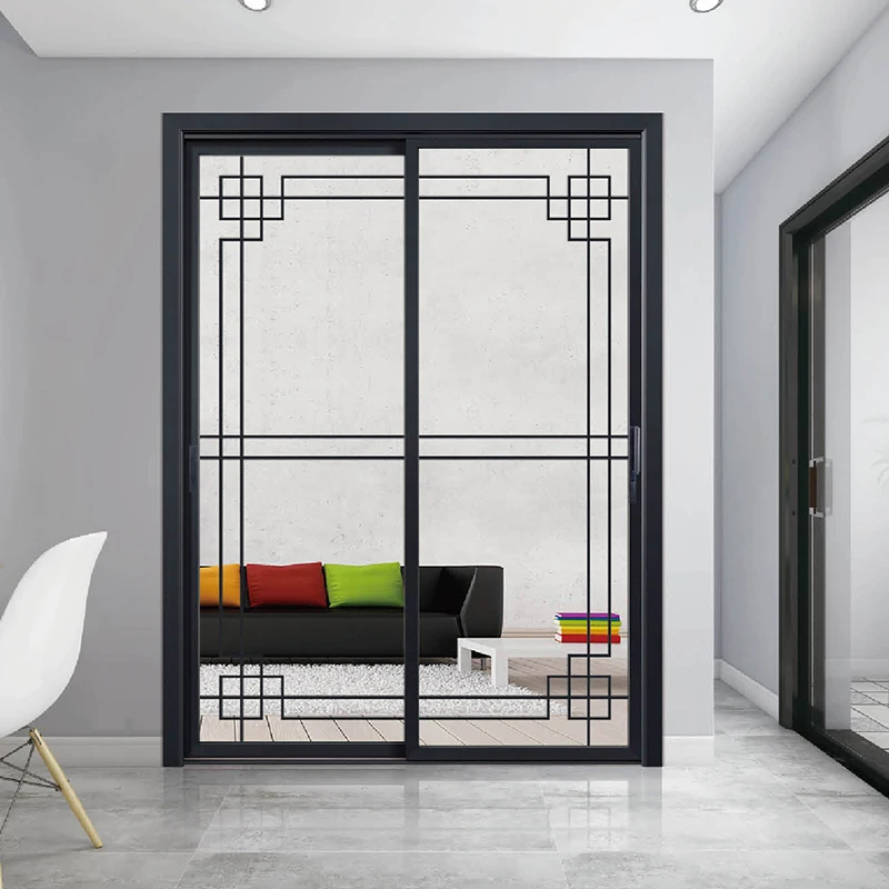 slim aluminum sliding barn door doors hardware with soft close