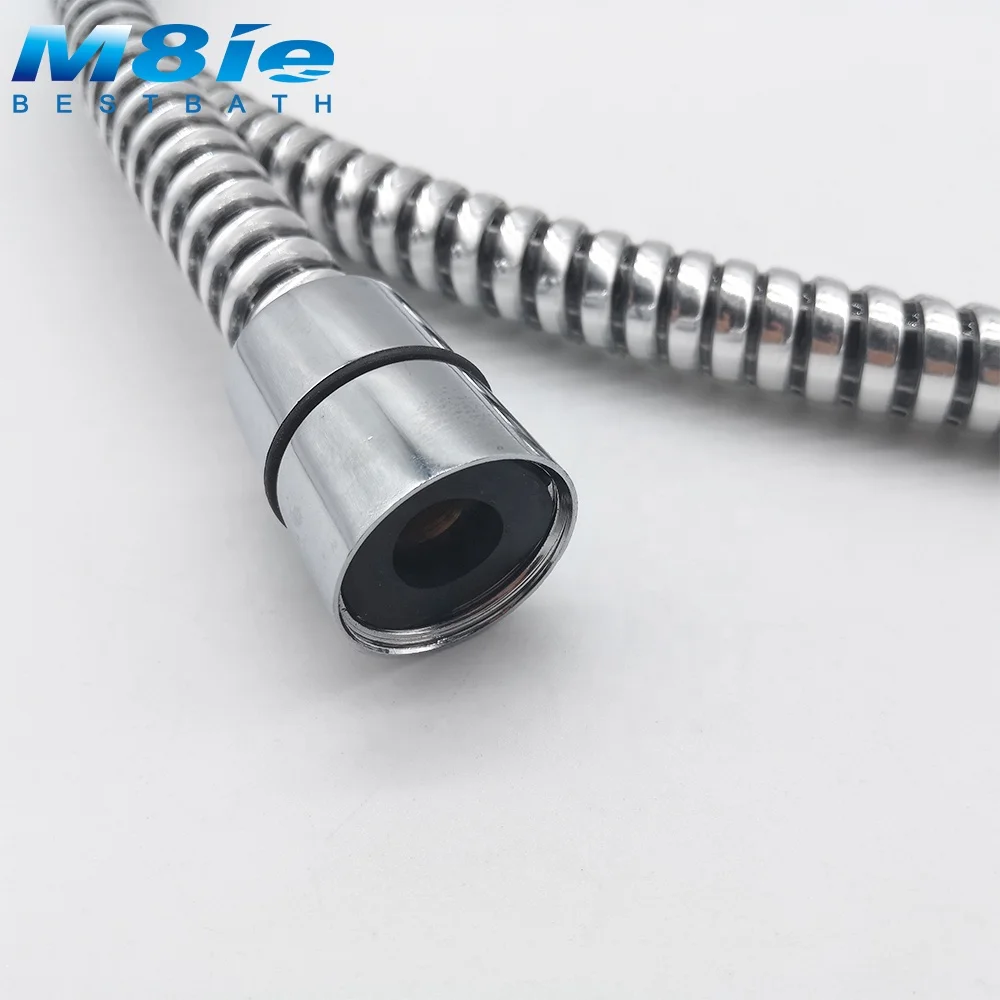 China Factory Stainless Steel Bath Flexible Braided Shower Hose Tube Pipe for Water Bathroom Accessories shower tube