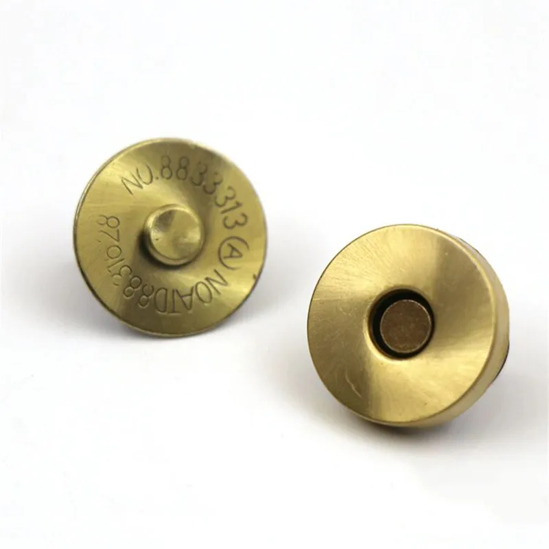 Factory Wholesale Custom Logo 4 Parts Spring Snap Button Magnetic Buttons For Bags And Handbags Clothing