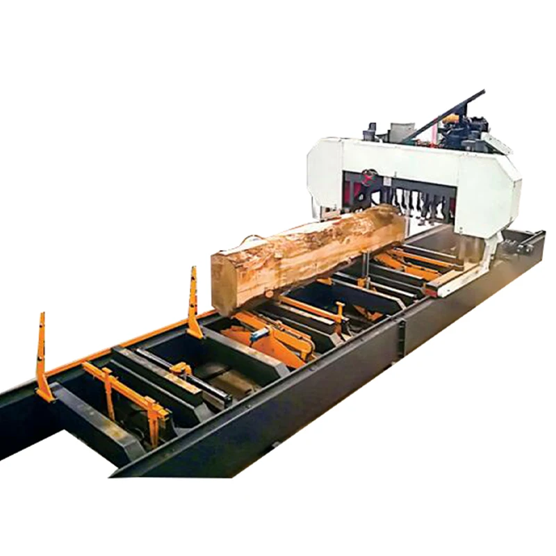 ZICAR Industrial Large Scale Automatic Lumber Cutting Horizontal Band Sawmills Mobile Portable Sawmills Machine For Sale