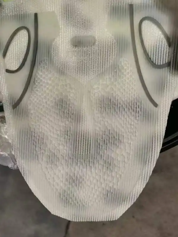 Wholesale Eco Friendly KPU/Tpu hot pressing Semi-Finished KPU shoe upper for shoe making