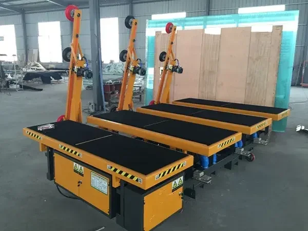 Automatic Remote Mobile Unloading Loading Air Flotation Table Glass Loading Machine