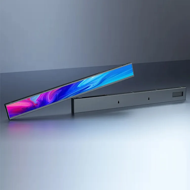 Ультра узкий длинный режущий ЖК-дисплей Android Windows Linux OS Bar Lcd дисплей вывески растянутая полка монитора края