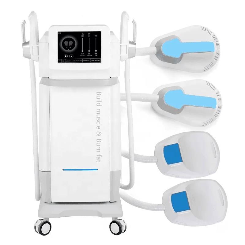 OEM 4 handles updated Intensity electro magnetic muscle Trainer Body slimming ems Teslasculpt machine