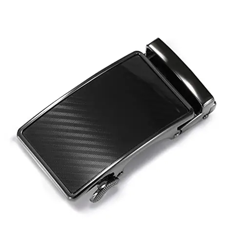 Custom Logo Men Ratchet Buckle Only Replacement Click Leather Buckle