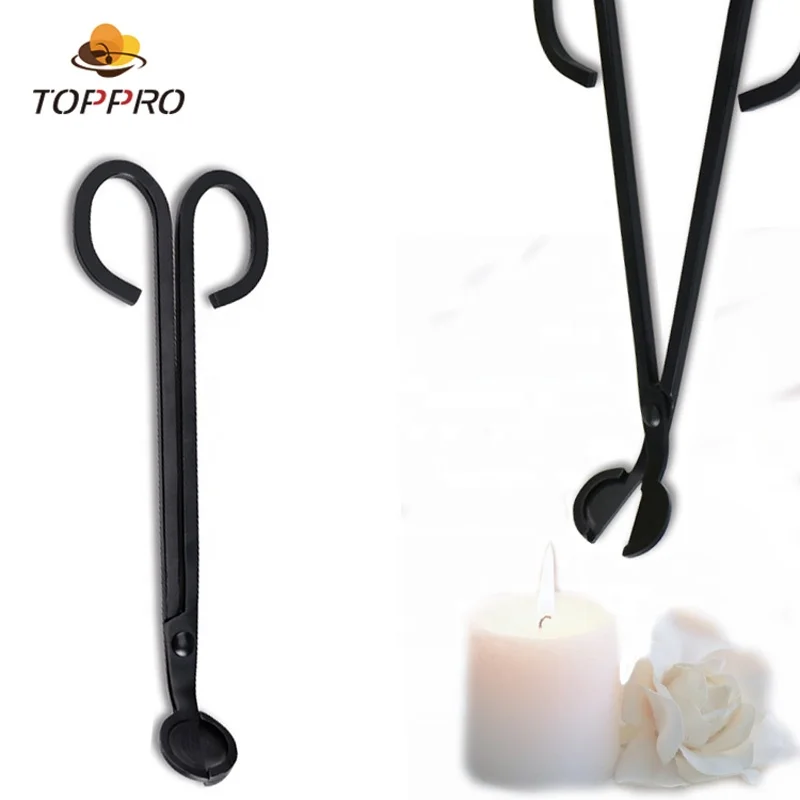
C006 Factory direct wholesale Black Candle Wick trimmer snuffer Candle scissors Accessories 