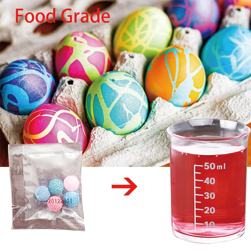 Hot Sale Food Dyeing Dye Pigment Powder Tablet For Easter Egg