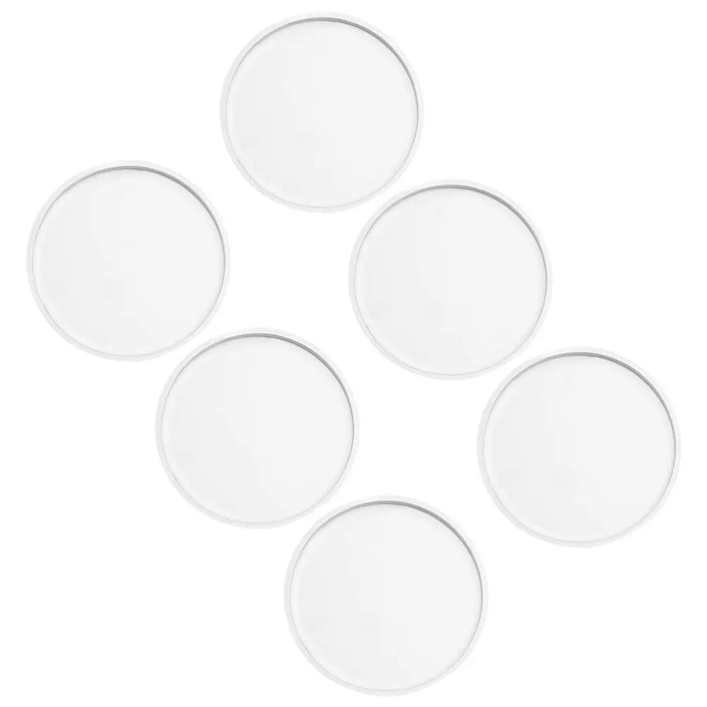 6 Pcs Door Handle Silicone Mat Knob Pads Gel Clear Protector Plate clear self adhesive door stopper