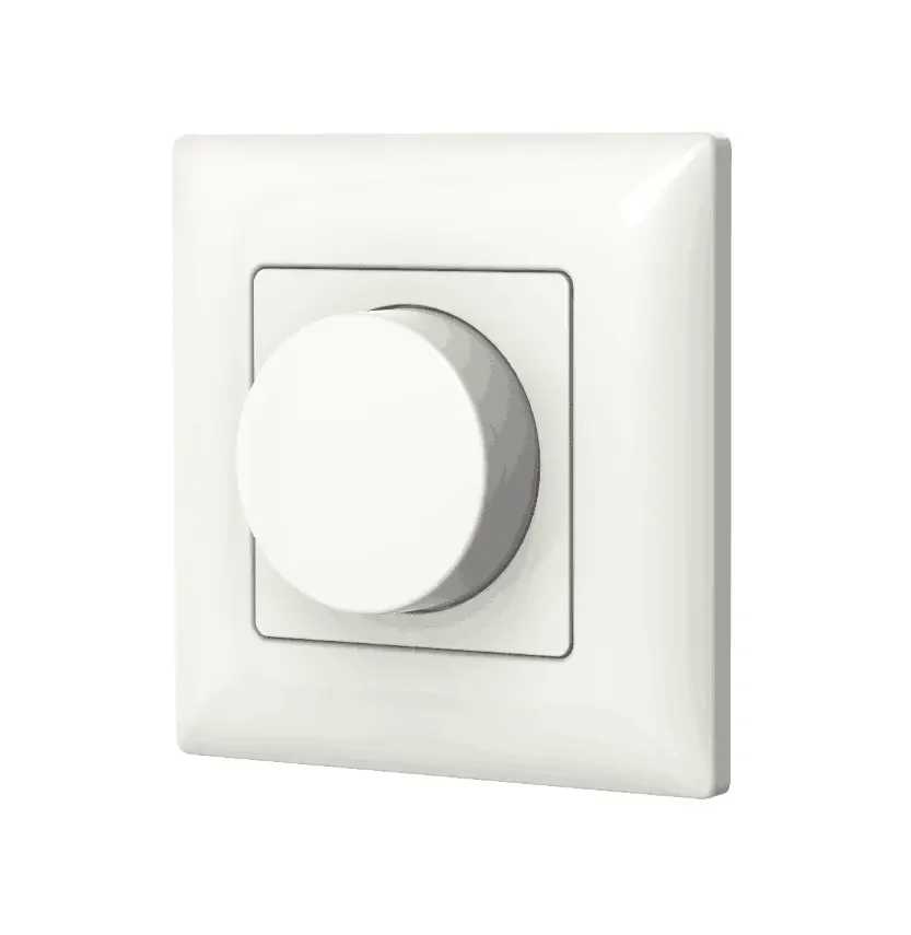 KL 0-10V 1-10V Glass Panel Dimmer Switch Smart Rotary Knob RF2.4G 220V Panel Controller