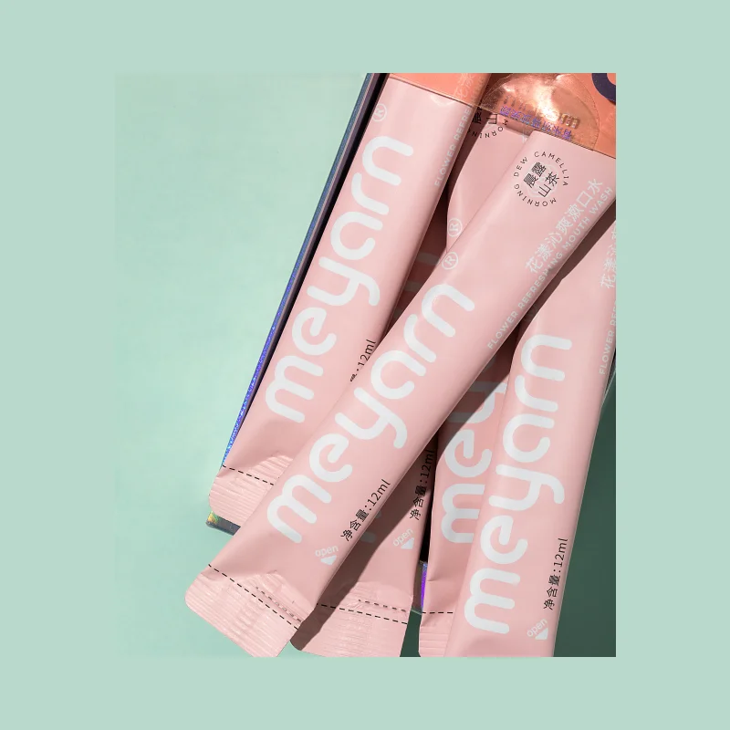 MEYARN Travel size Flower Refreshing Mouth Wash 12ml*24pcs