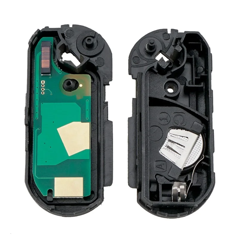 Delphi BSI 3-Button Folding Remote Key Fob for Fiat Compatible 433Mhz PCF7946 Chip Fit 2007-2018 Fiat 500 Doblo Ducato Qubo