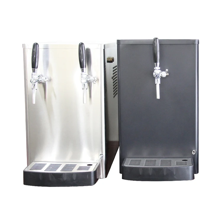 Draft Beer Machine With 1 or 2 Tap Stainless Steel Countertop Beer Cooling Machine