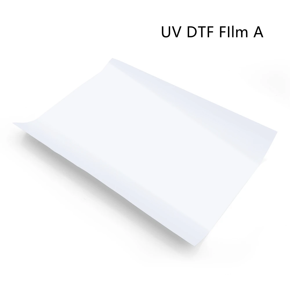 Ocbestjet A3 PET Film A B UV DTF Transfer Film to Glass Ceramic Metal Phone Case For UV DTF Printer