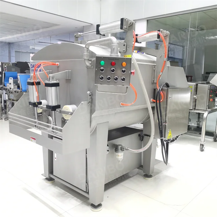 Factory Supply 400L/750L/1200L/1500L Stainless Steel Vacuum Meat Mixer Meat Mixing Machine