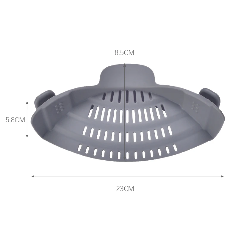 Оптовая продажа кухонный ситечко для кастрюль зажим пищевого класса на силиконовом